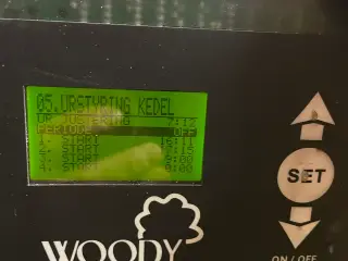 Woody træpillebrænder 10-16 kW komplet