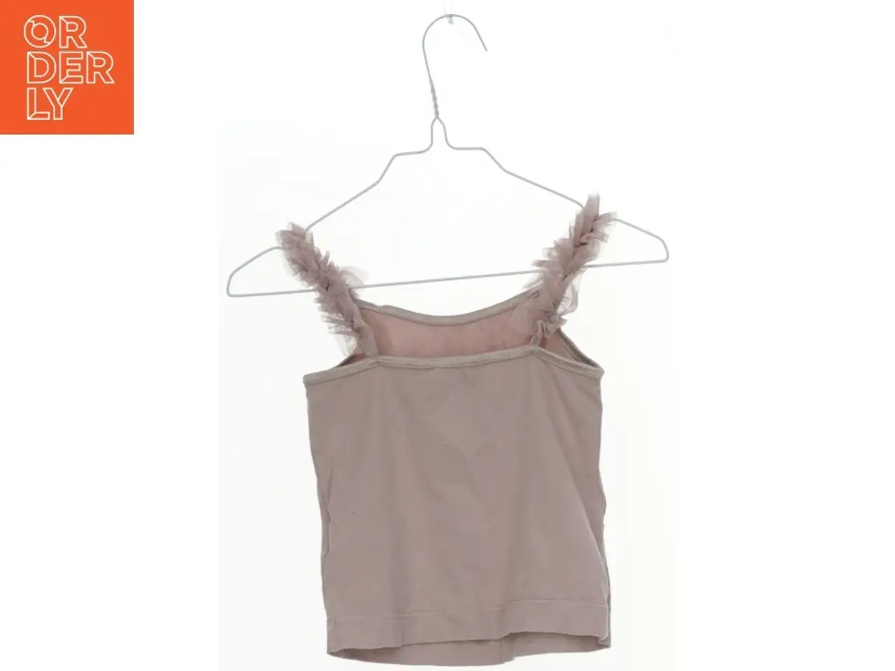 Billede 2 - Lyserød top med tyl stropper fra H&M (str. 98)