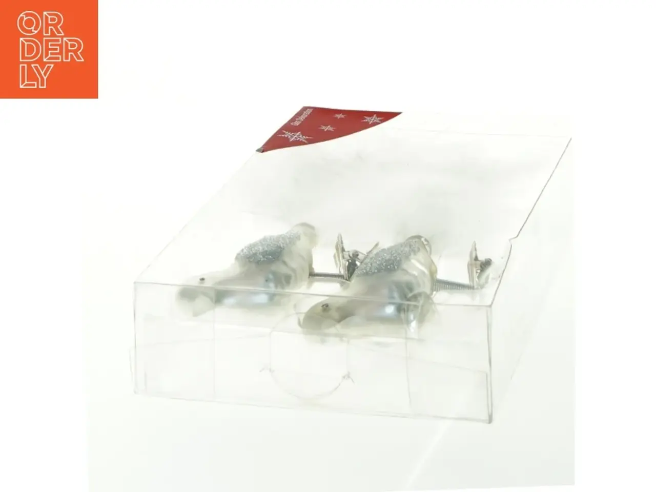 Billede 3 - Juletræs dekorationer, fugle fra Coop (str. 19x5,5 cm)