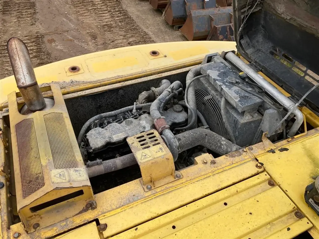 Billede 5 - New Holland E 265 LC Kipbart planerblad og graveskovl