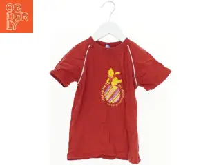 Rød børne T-shirt med motiv fra Disney (str. 104)