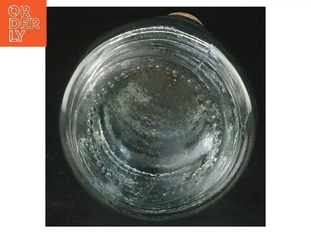 Billede 2 - Glasflaske med korkprop (str. 27x8 cm)