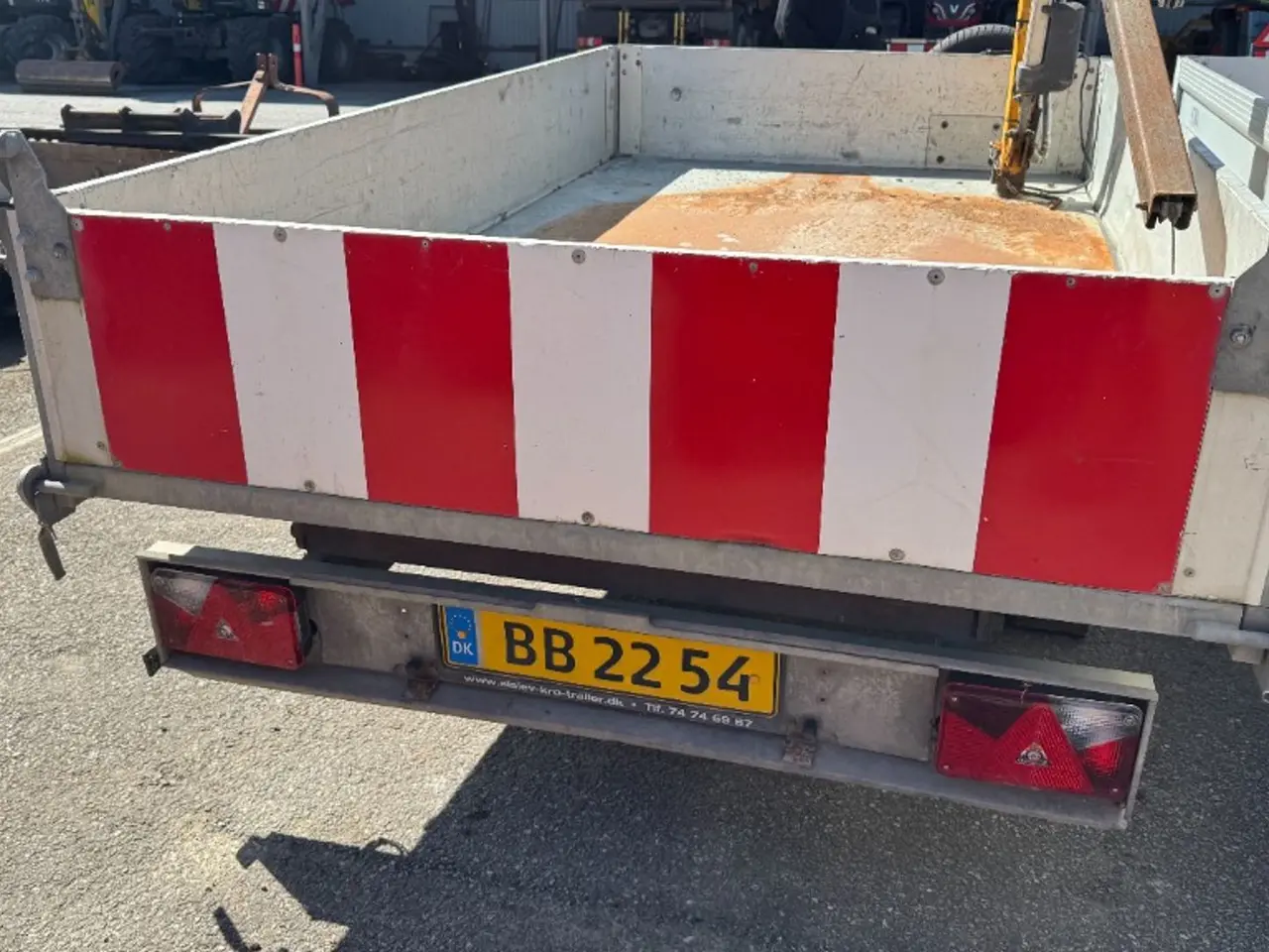Billede 4 - Unsinn 1800kg tiptrailer m kran