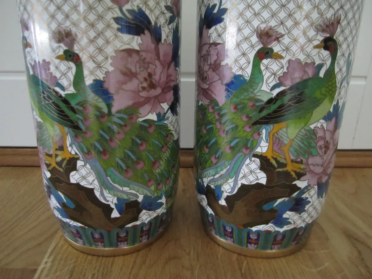 Billede 3 - Smukke Kinesisk Cloisonne Vaser.