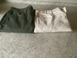 2 par helt nye knickers råhvid og oliven str. 40