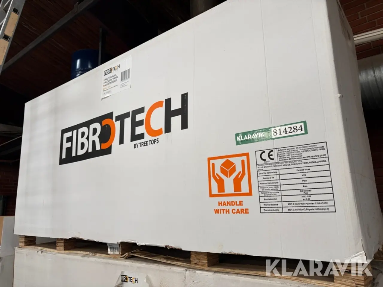 Billede 2 - Akustikpanel Fibrotech Basic/ASH 605x 2440 40 plader