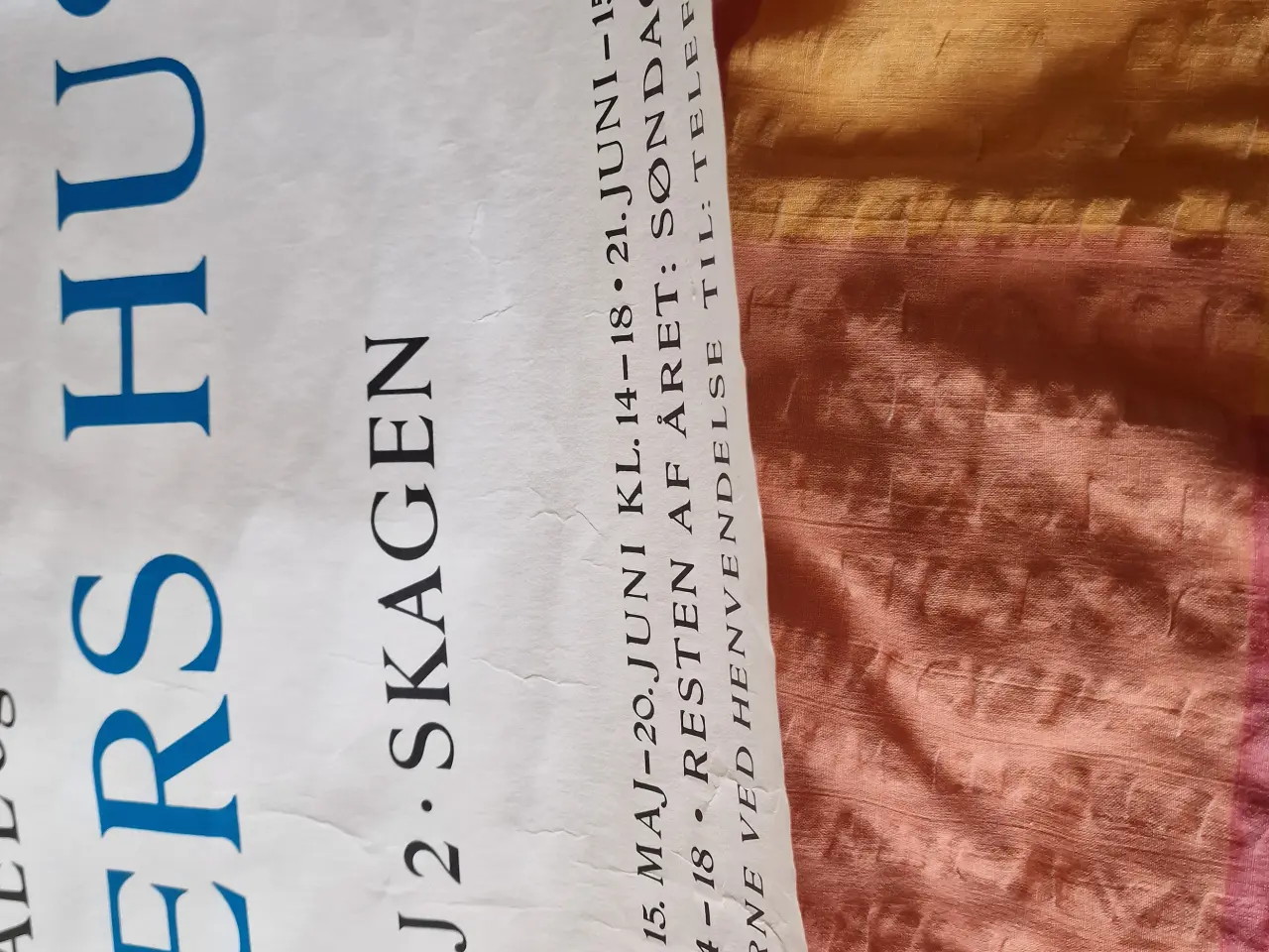 Billede 4 - Michael og Anna Anchers hus udstillingsplakat