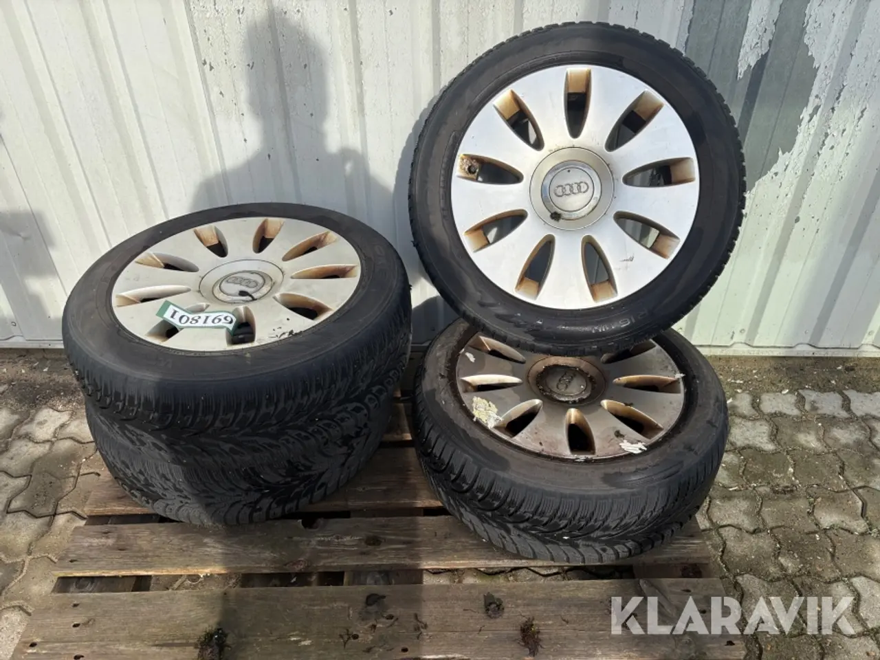 Billede 11 - Dæk med fælge Nokian/Audi 4 styk