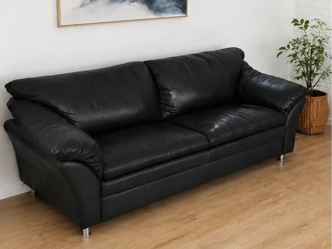 Billede 1 - Lædersofa 3 Per