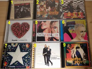 Roxette CD'er: 9 Titler