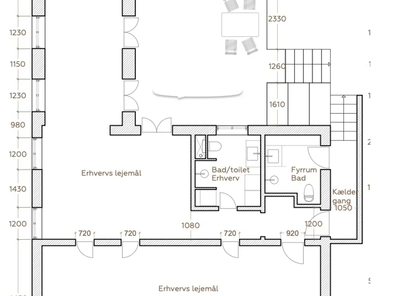 Billede 6 - Erhvervslejemål 123 m2.  Ny istandsat