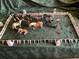 Schleich ridebane m. heste