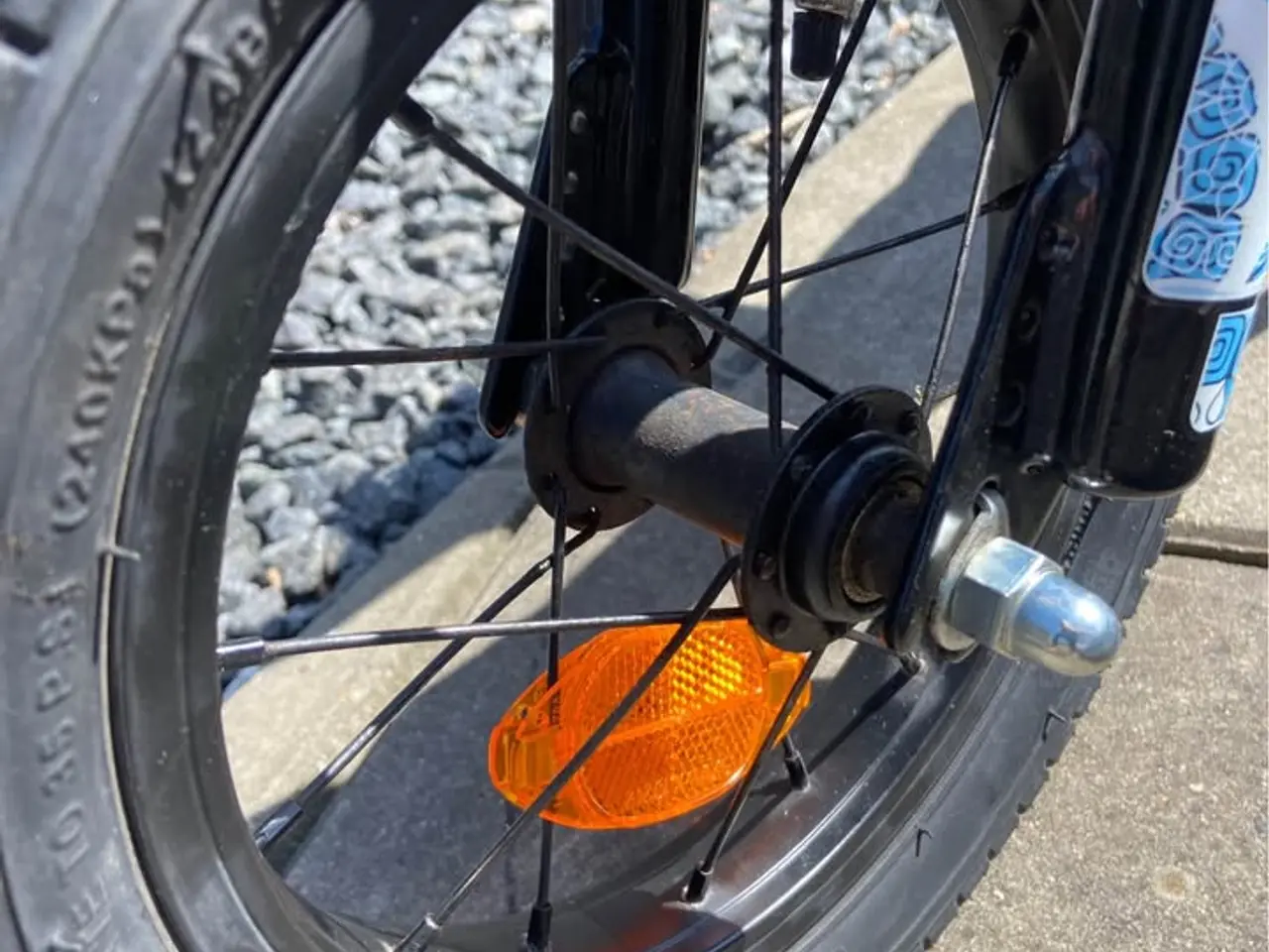 Billede 2 - Puch. 12" Hjul, 21cm. stel