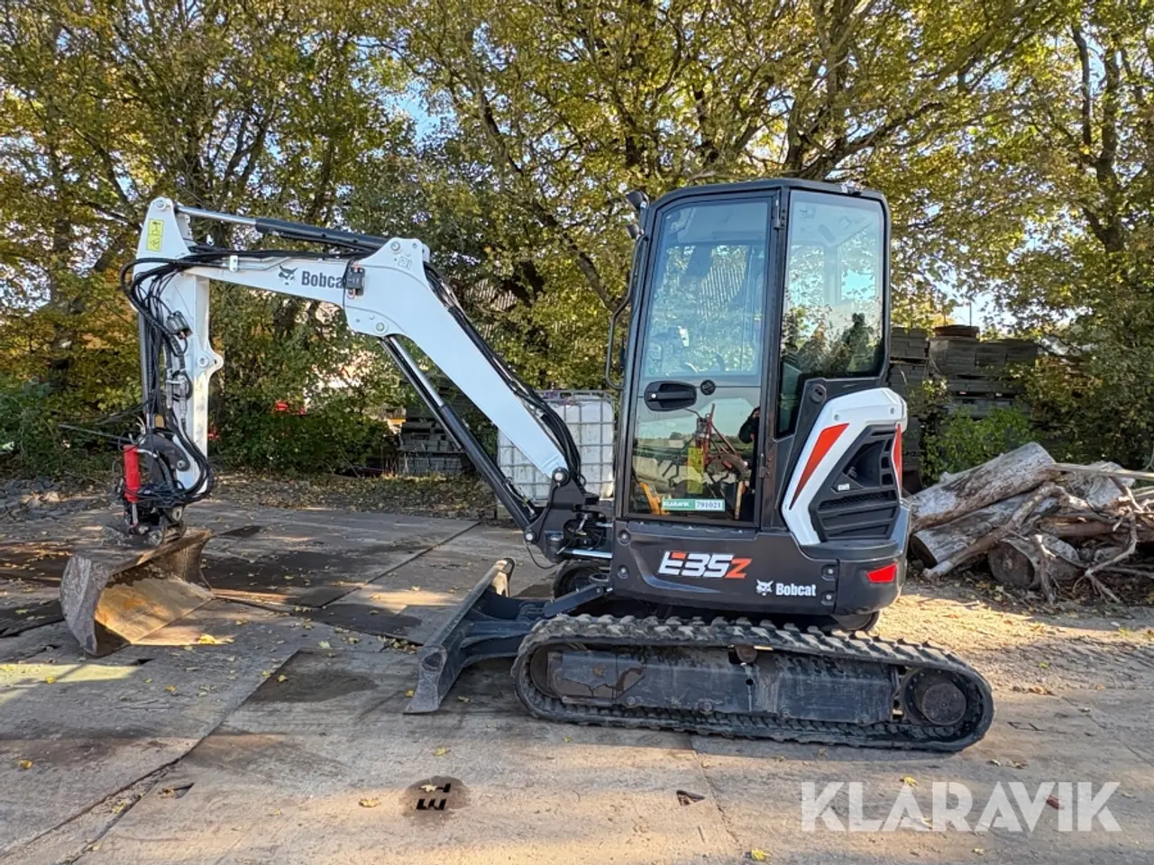 Billede 10 - Gravemaskine Bobcat E35Z med 2D gravesystem og centralsmøring