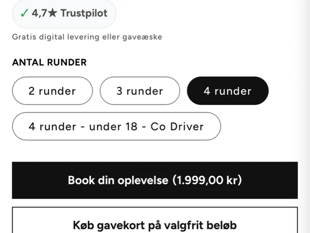 Billede 2 - Gavekort/booking til kør selv Audi R8 V10