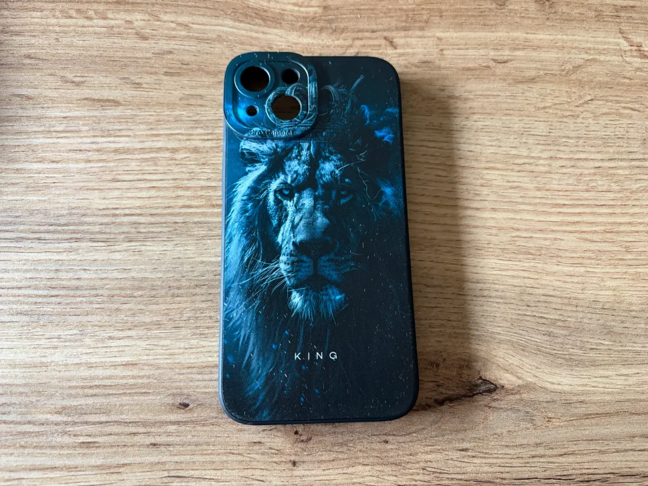 Billede 2 - 3 flotte iPhone 14 covers – løve, gamer & ulv