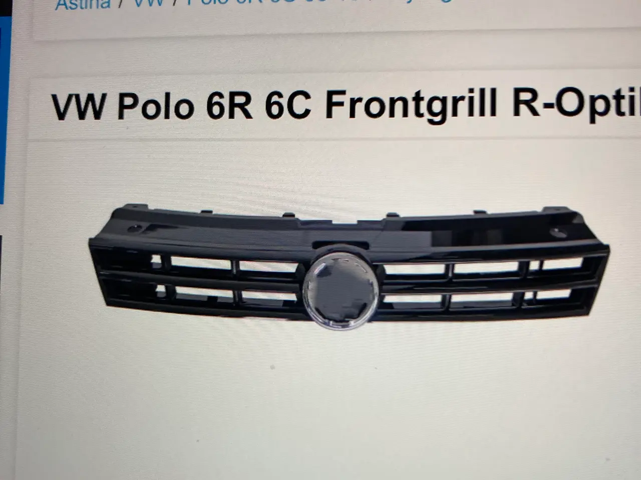 Billede 1 - VW POLO  kølergril