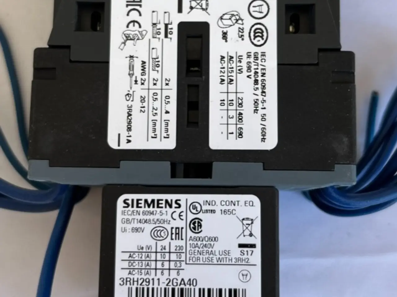 Billede 1 - Siemens 3RH2140-2FB40 kontaktor relæ 4NO 24V DC