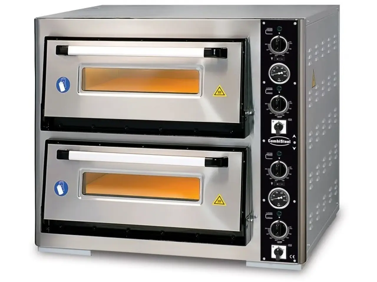 Billede 1 -  Elektrisk dobbelt pizzaovn til 2x 6 pizzaer