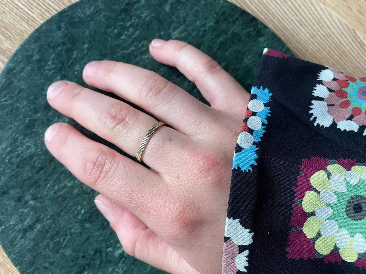 Billede 6 - Carré Jewellery forgyldt ring 