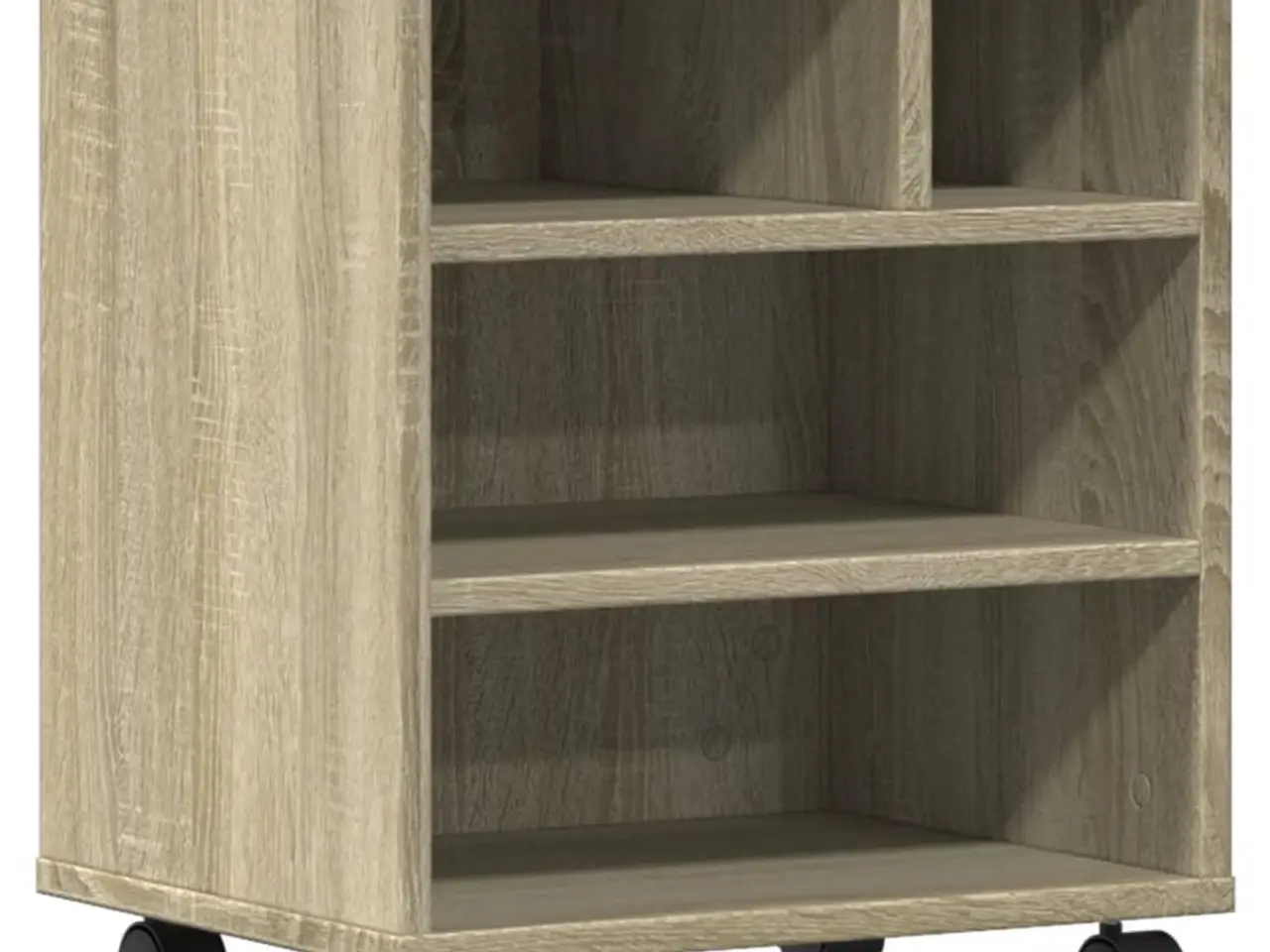 Billede 2 - Printerstativ med hjul 41×32×48 cm - sonoma-eg