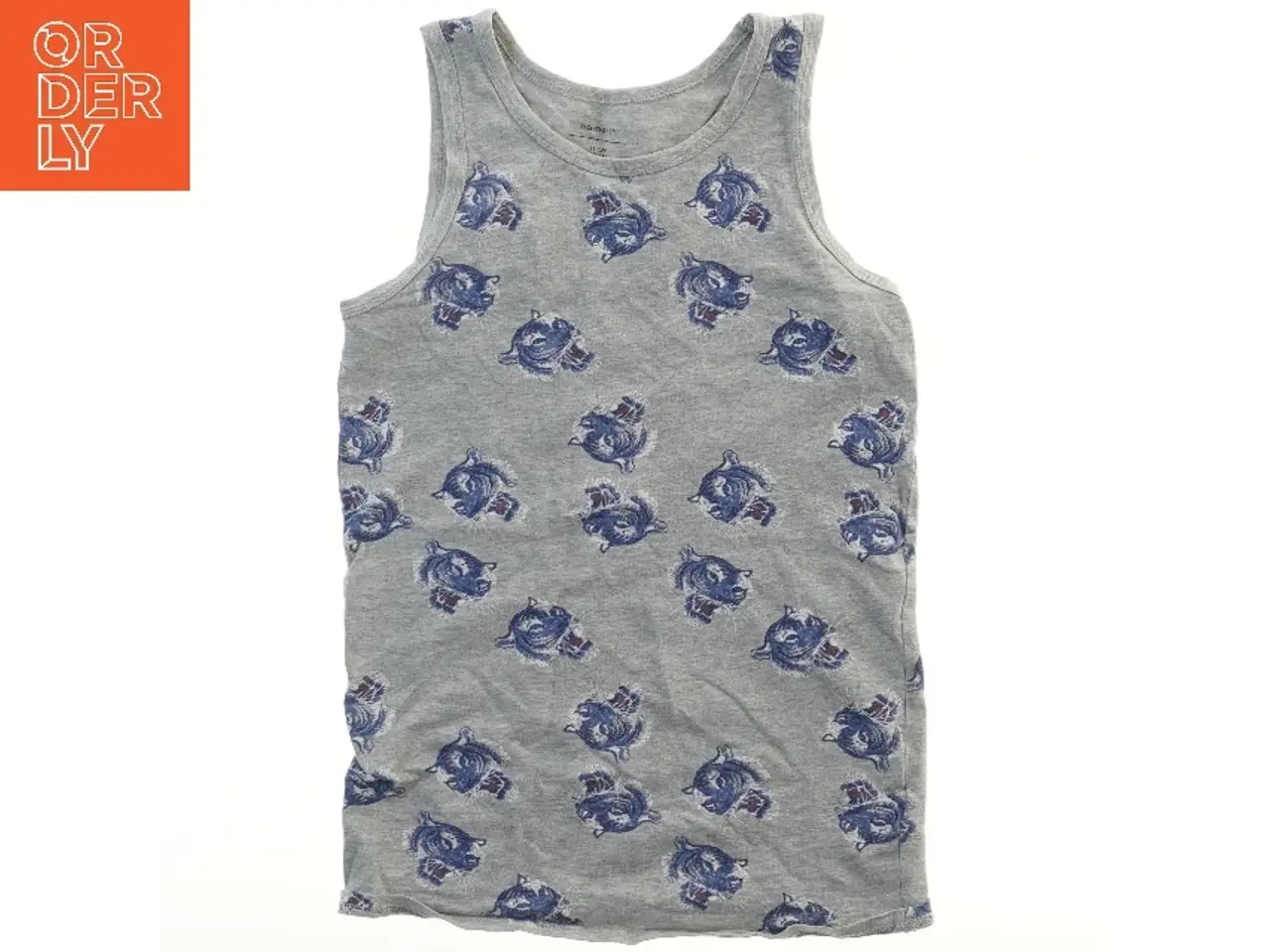 Billede 1 - Tanktop med ulvemotiv fra Name It (str. 152)
