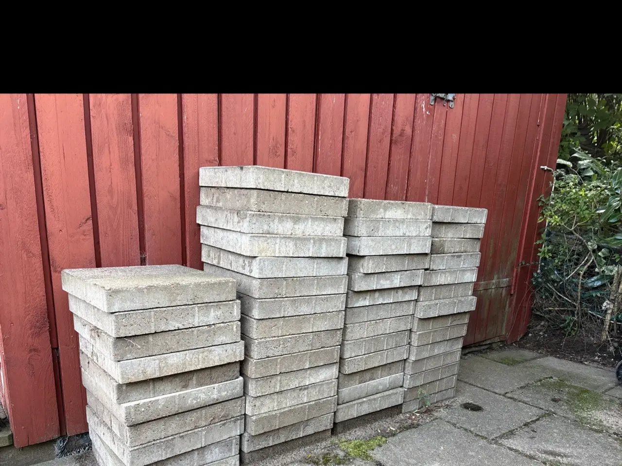 Billede 1 - Gratis betonfliser, grå, 30x30x5