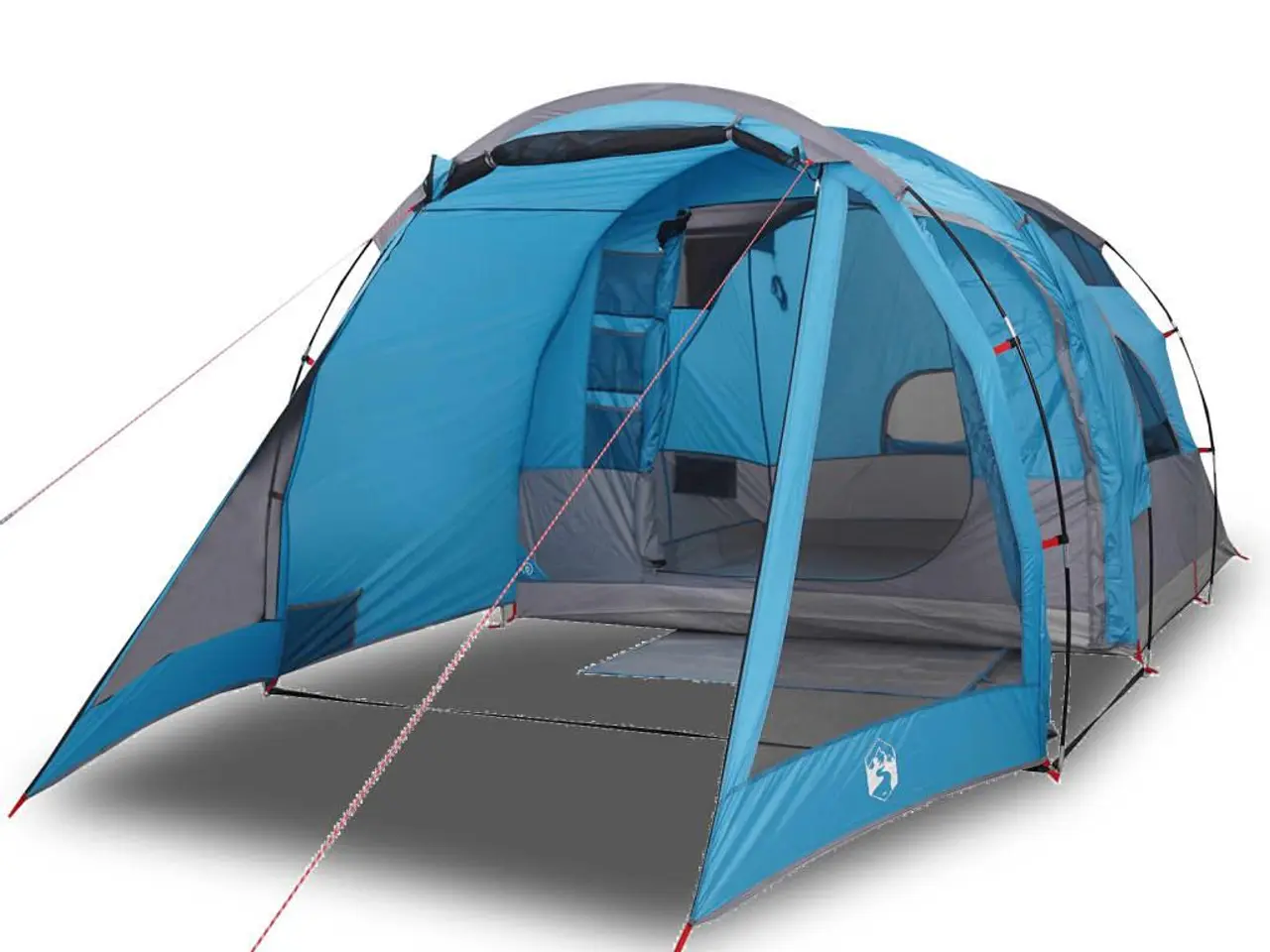 Billede 2 - 4-personers campingtelt vandafvisende blå