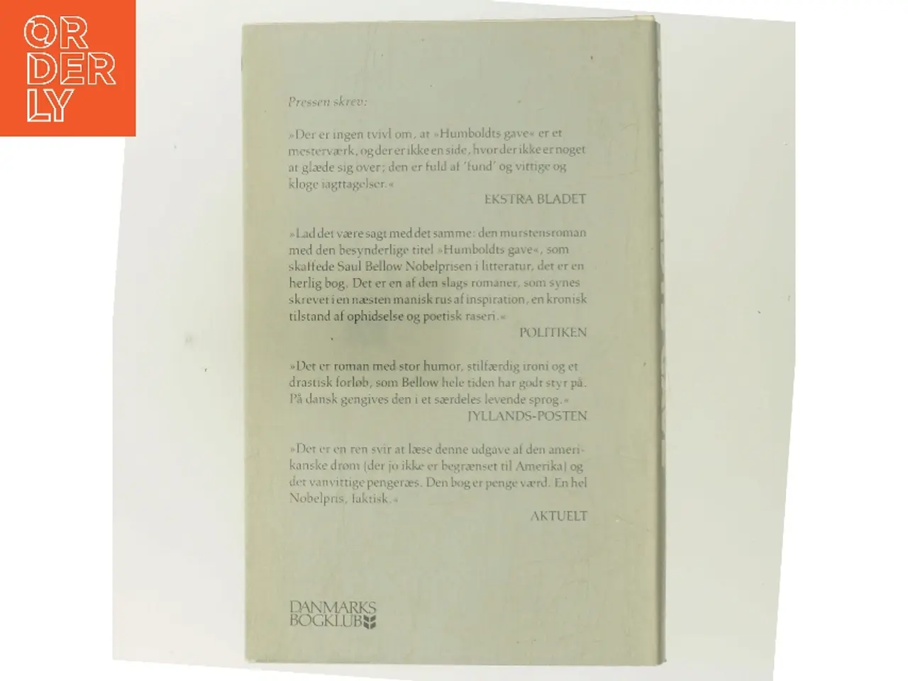 Billede 3 - Humboldts gave af Saul Bellow (Bog)