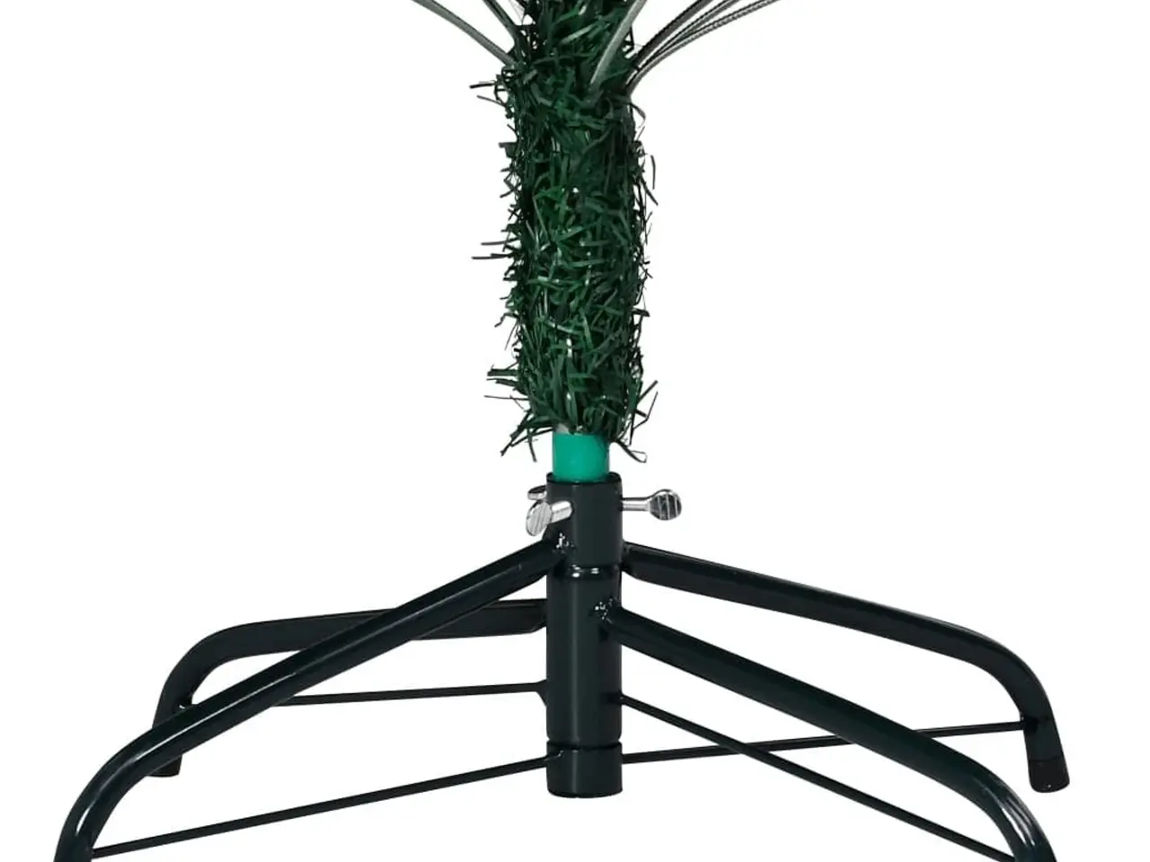 Billede 5 - Kunstigt juletræ med tykke grene 210 cm PVC grøn