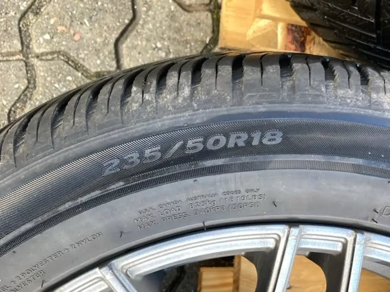 Billede 2 - Vinterdæk på alufælge BMW X3