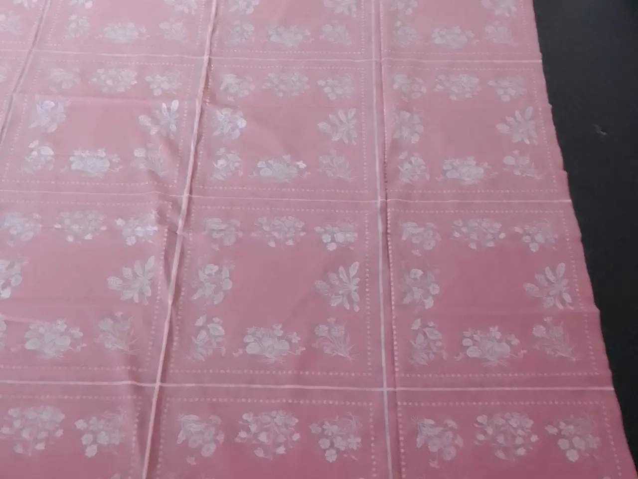 Billede 3 - Store vintage dug med Flora Danica motiv