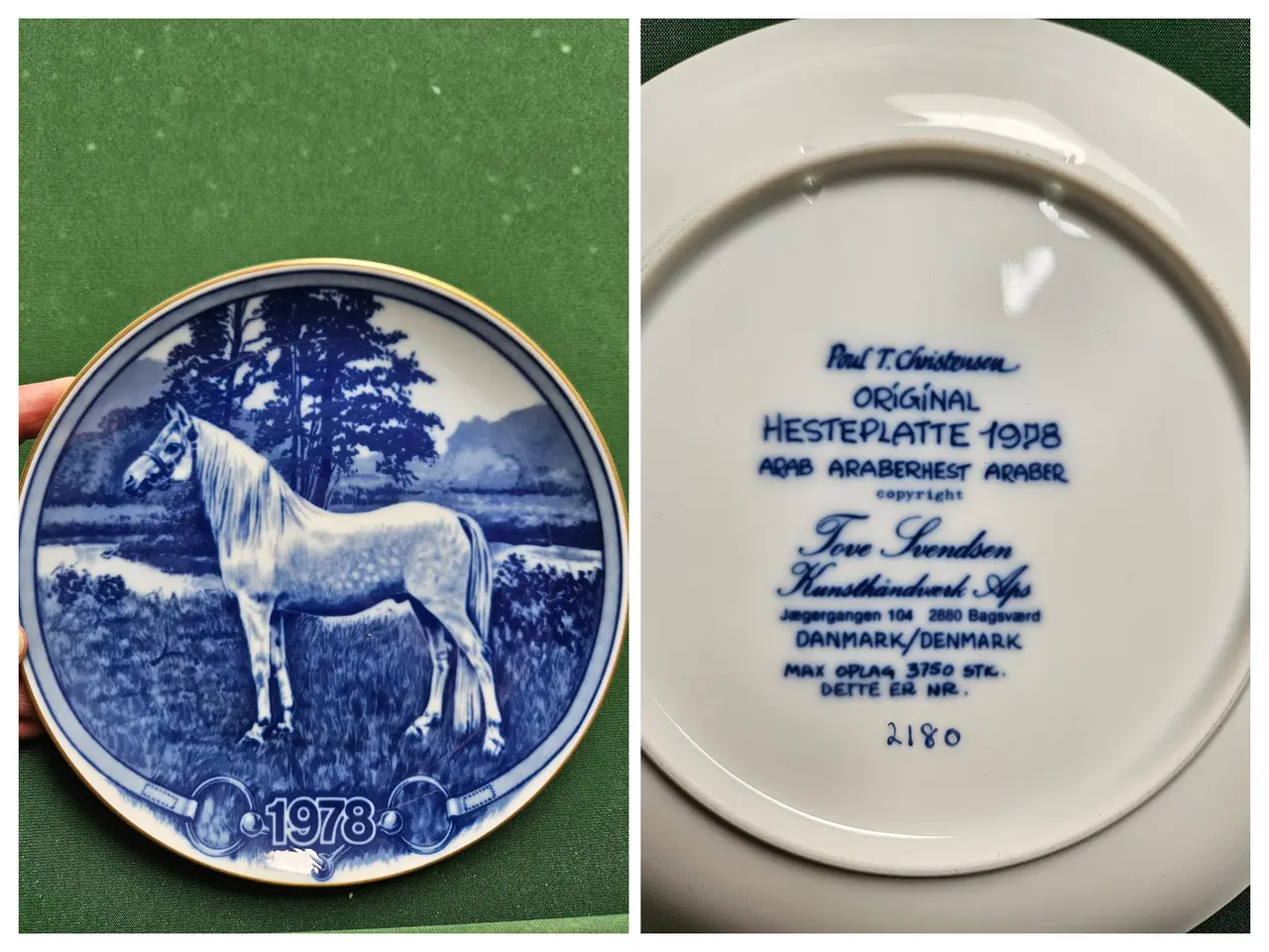 Billede 2 - 5 stk. hesteplatter 1978-1982