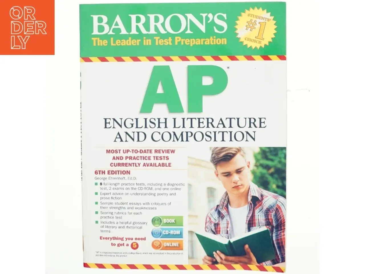 Billede 1 - Barron's AP English Literature and Composition with CD-ROM af George Ehrenhaft (Bog)
