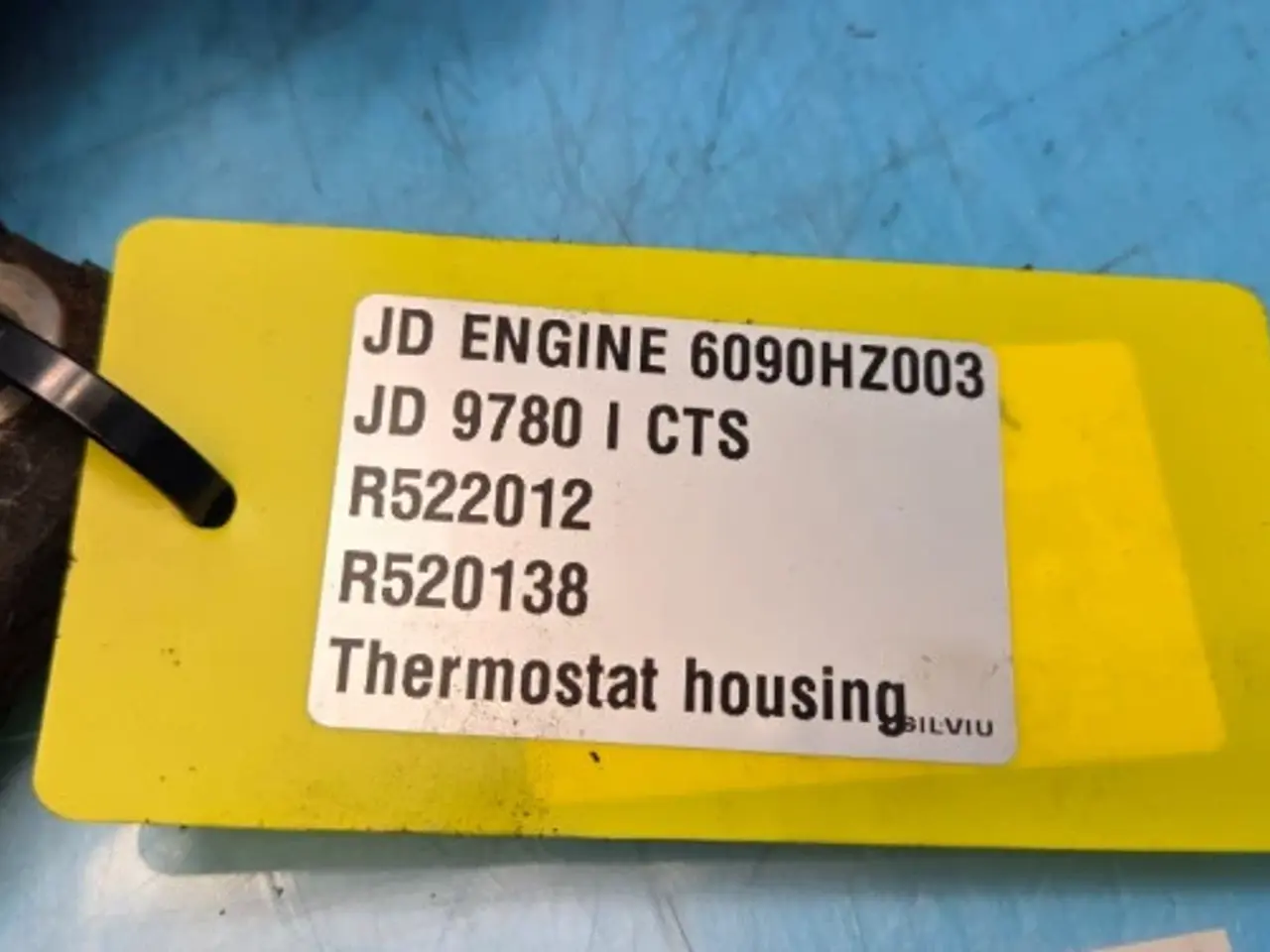 Billede 17 - John Deere 6090HZ003 Termostat Hus R522012