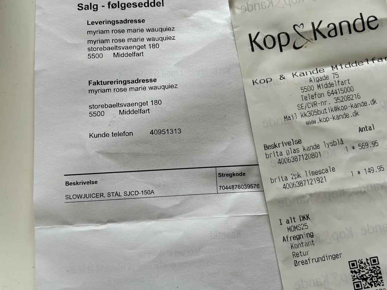 Billede 3 - vand filter med kontainer af glass fra Imerco