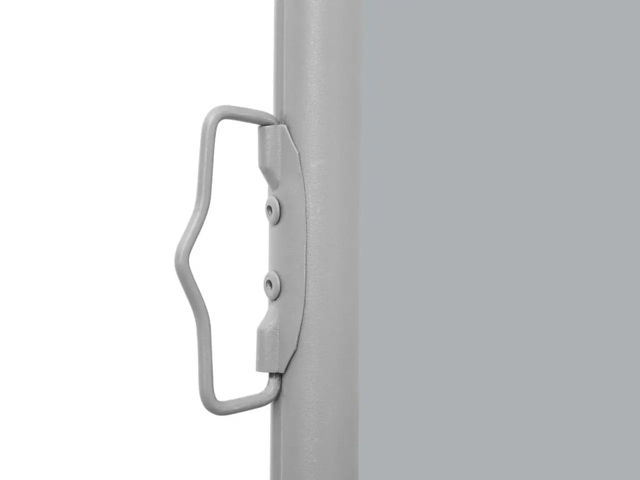 Billede 4 - Sammenrullelig sidemarkise til terrasse 100 × 300 cm - grå