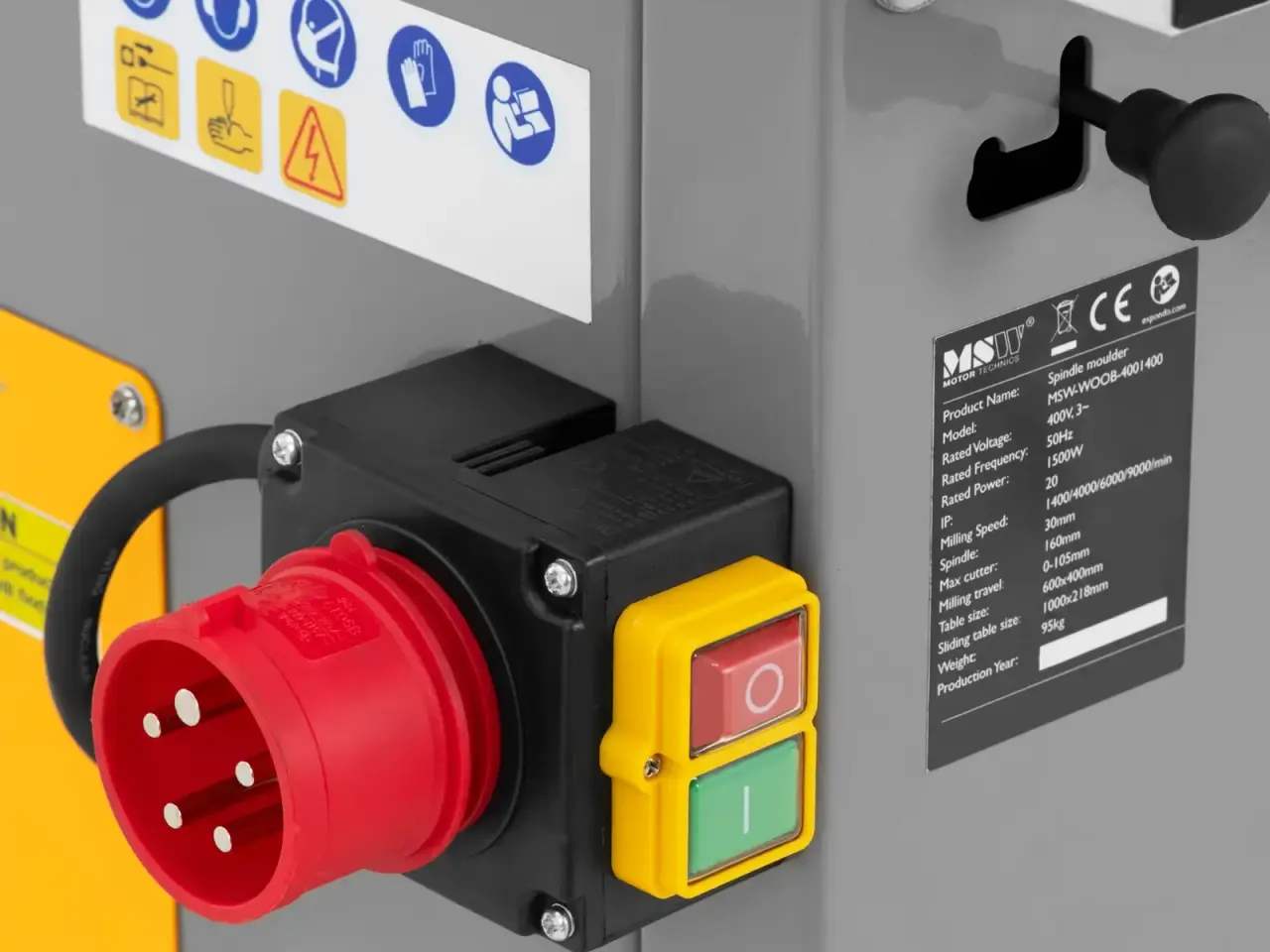 Billede 2 - Bordfræser – 1500 W – 400 V
