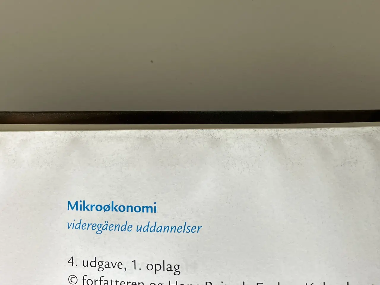 Billede 8 - Mikroøkonomi - videregående uddannelser Af Hans Jø