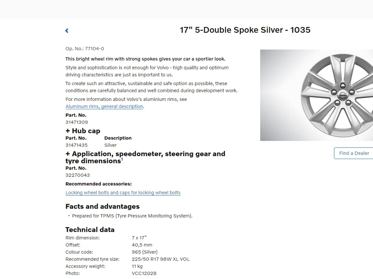 Billede 1 - Volvo V60 alufælge m. Pirelli vinterdæk