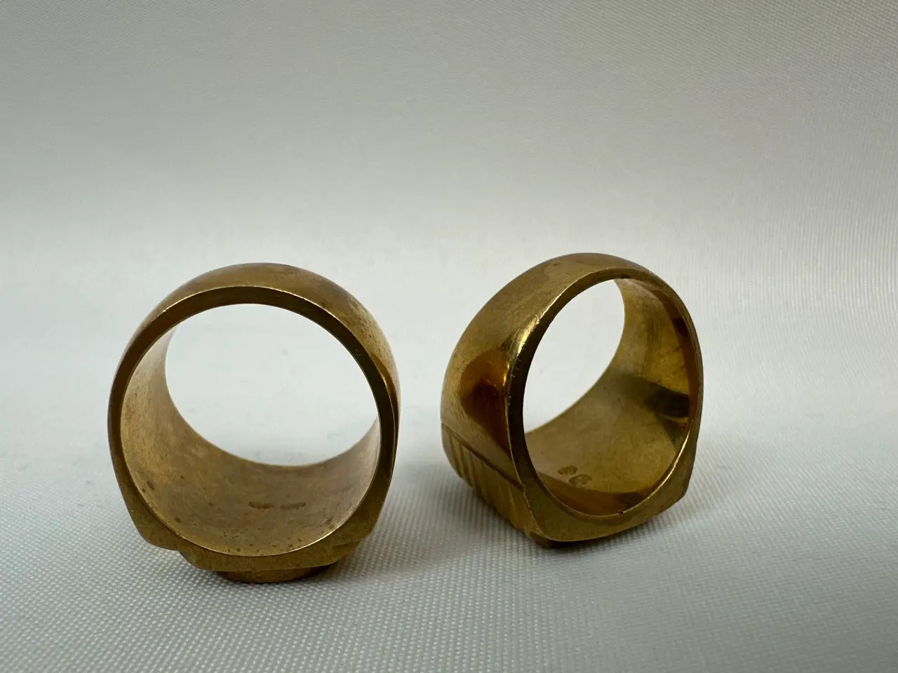 Billede 9 - 2 stk. messing ringe 