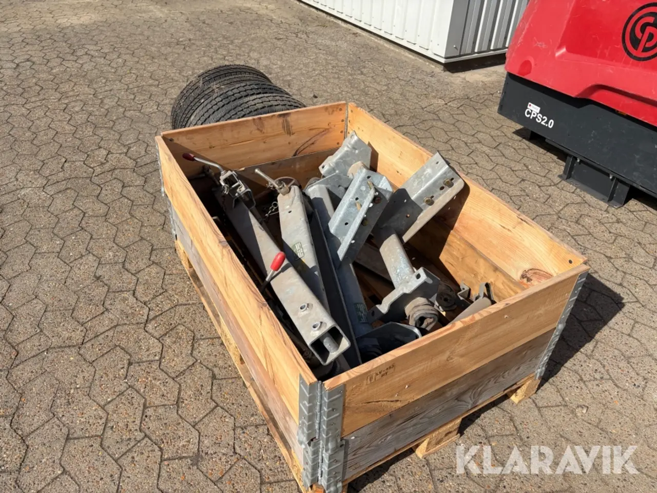 Billede 6 - Undervogne AL-KO 700-5 til mobilkompressor, 2 Styk