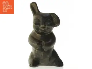 Gammel sparegris i form af figur (str. 14 cm)