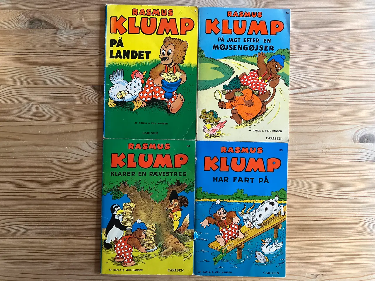 Billede 5 - NEDSAT: Rasmus Klump og Petter Hattemus bøger
