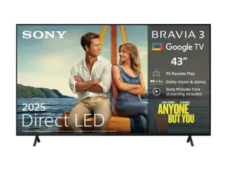 Sony 43" BRAVIA 3 4K Google TV K43S35BP