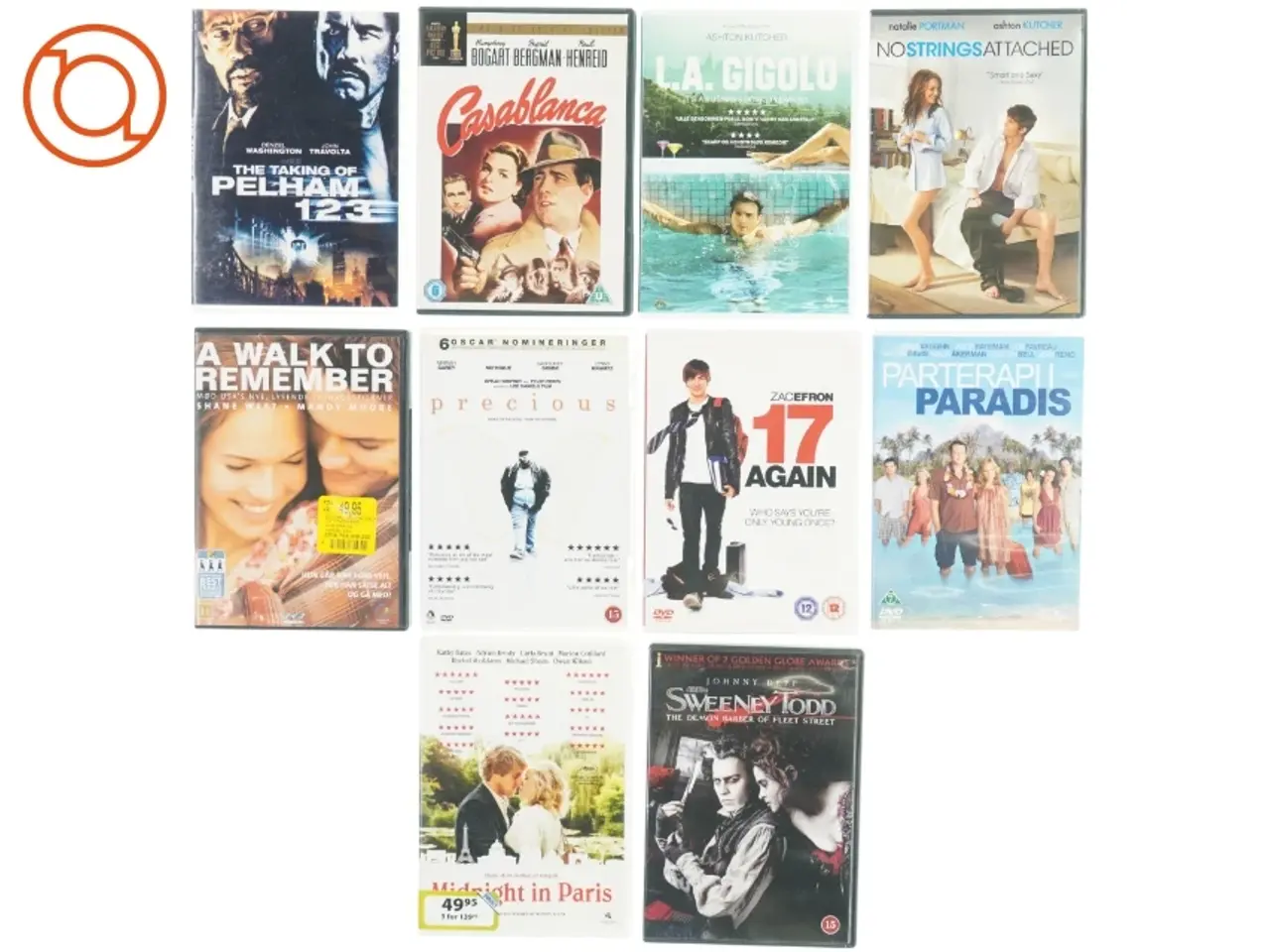 Billede 1 - Blandet film (10 stk) fra DVD