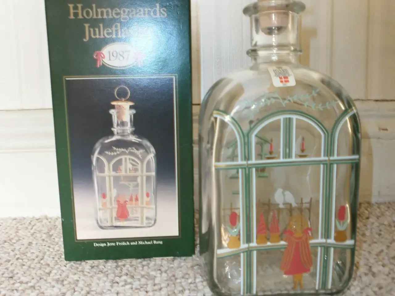 Billede 1 - Holmegaard Juleflasker - Årsflasker