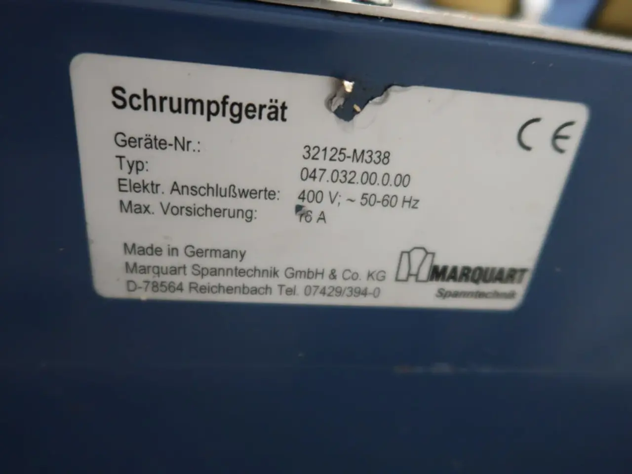 Billede 8 - Shrinkdevice MARQUART OSG Schrumpfgerät 047.032.00.0.00 og PyroCooler MARQUART OSG 047COOL4
