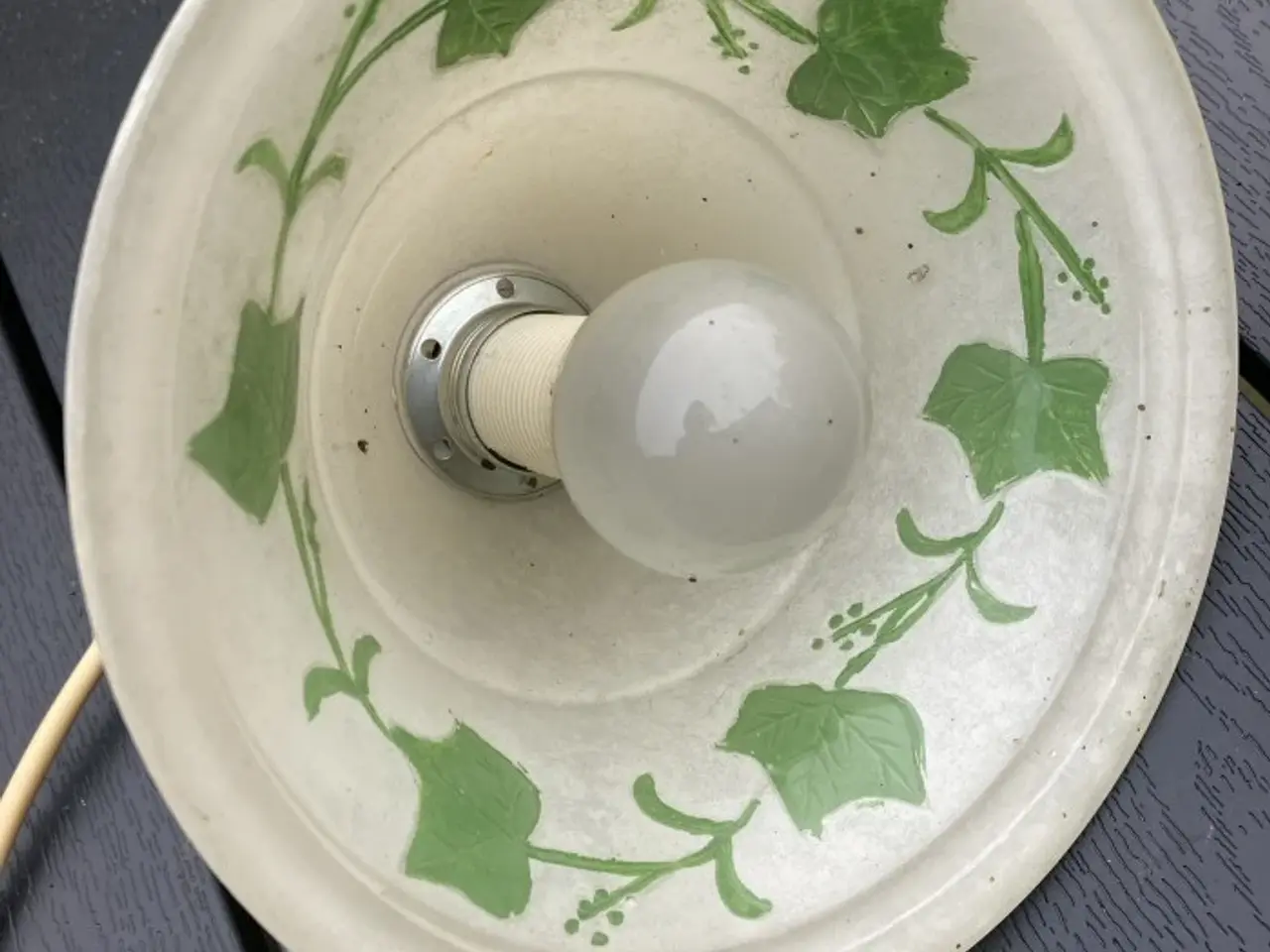 Billede 3 - Lampe glas – matteret på ydersiden