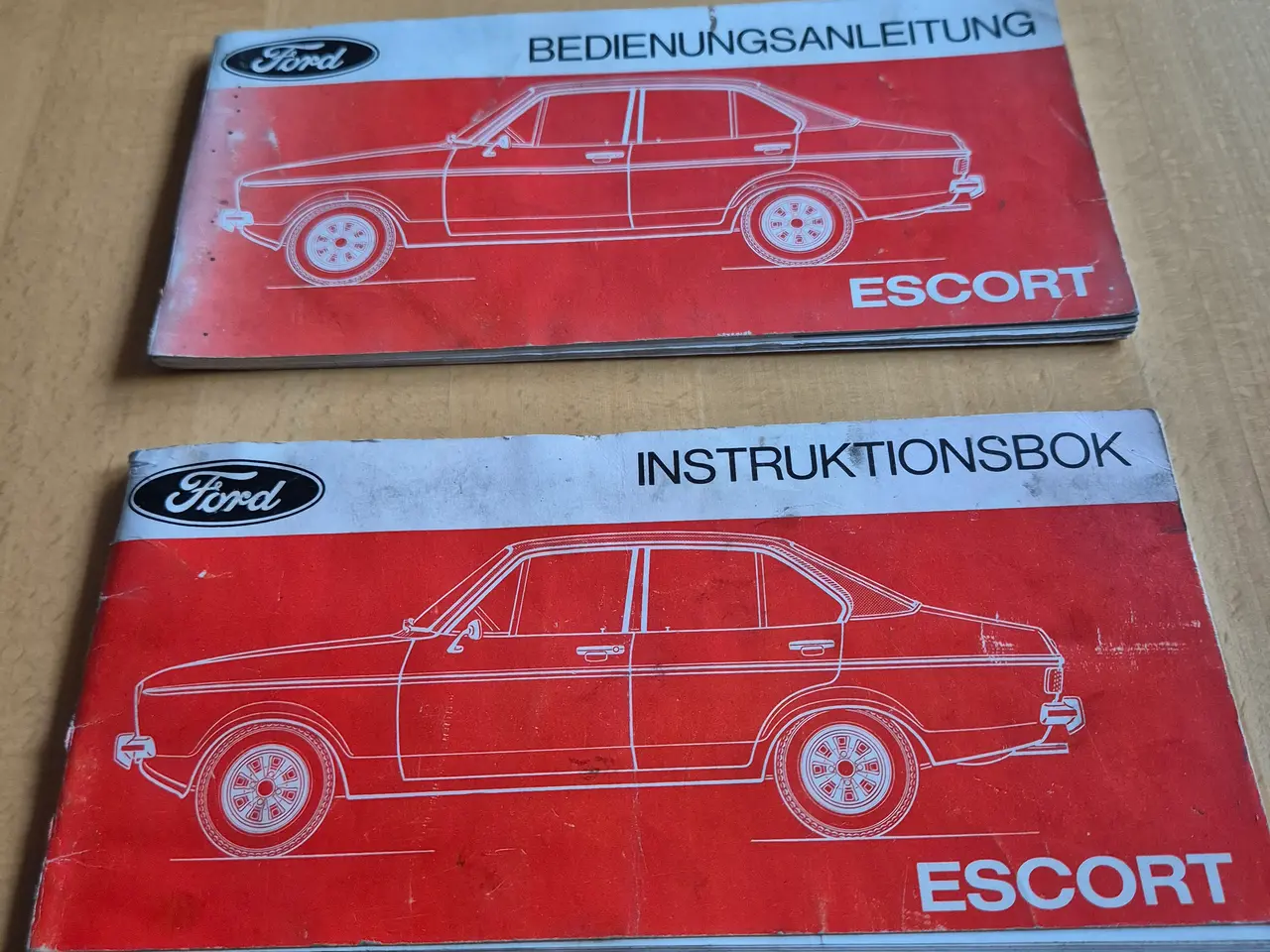 Billede 1 - Instruktionsbøger FORD ESCORT.